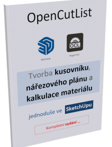 Příručka pluginu OpenCutList - kusovník, nářezový plán, kalkulace materiálu