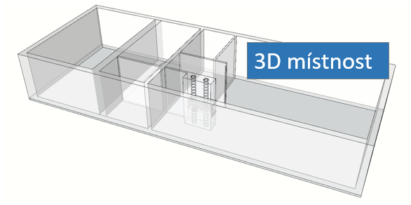 Tvorba 3D modelu místnosti ve SketchUpu
